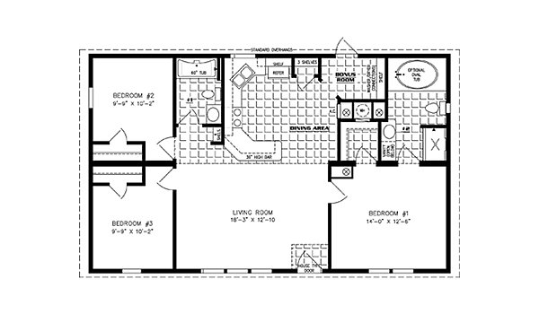 The Imperial Limited / IMLT-4449B By Suncrest Homes - FMHA